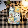 Cat 5D DIY Diamond Art Painting Notebook Kit 50 Pages A5 Rhinestone Art Painting Notebook Kit for Adults Beginners Holiday Birthday Gift