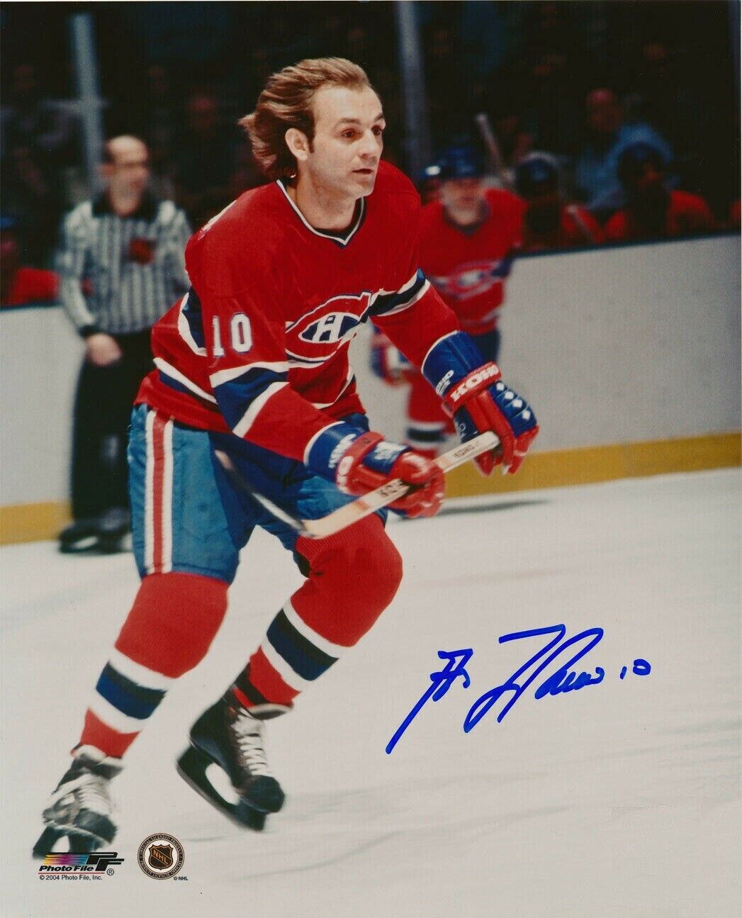 Guy Lafleur Autographed Signed 8x10 Photo Poster painting ( Canadiens HOF ) REPRINT