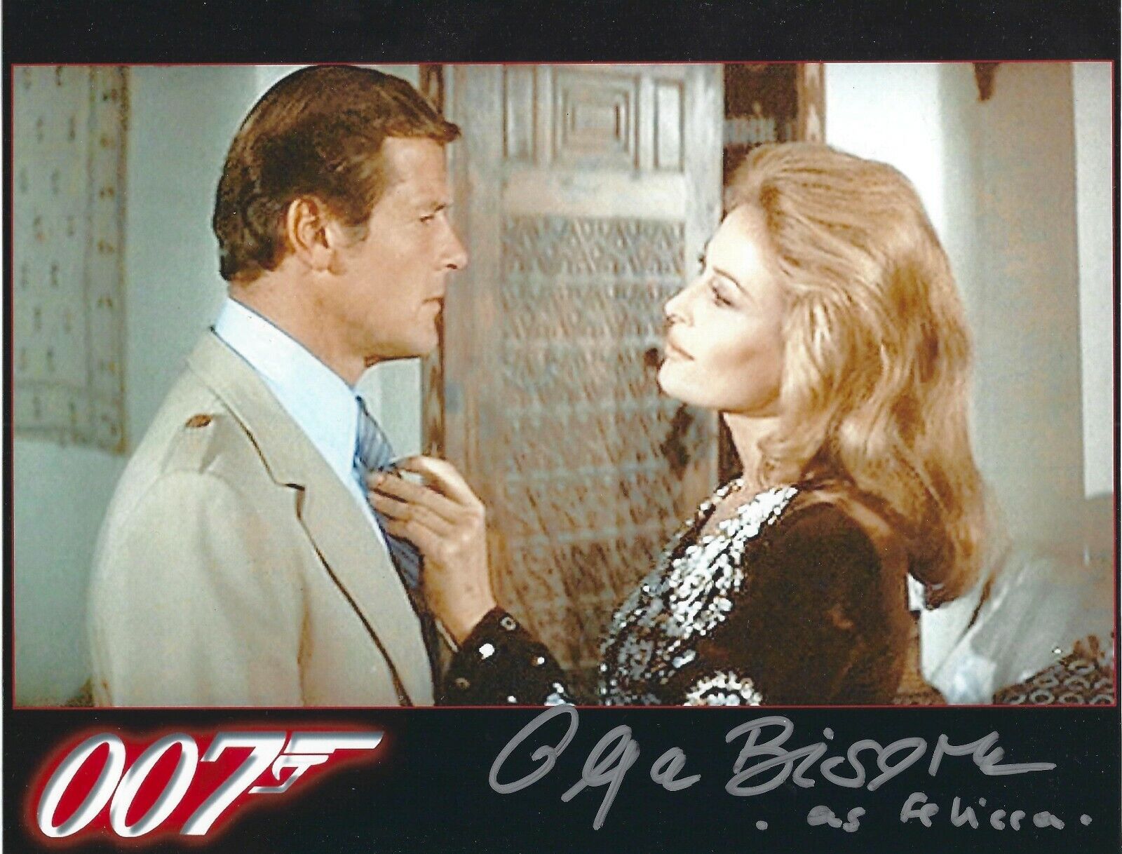 OLGA BISERA SIGNED 007 JAMES BOND 8x10 Photo Poster painting 2 UACC & AFTAL RD AUTOGRAPH