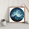 Moonlit Mountains - 14CT Stamped Cross Stitch 34*34cm/13.39*13.39in(Brand)