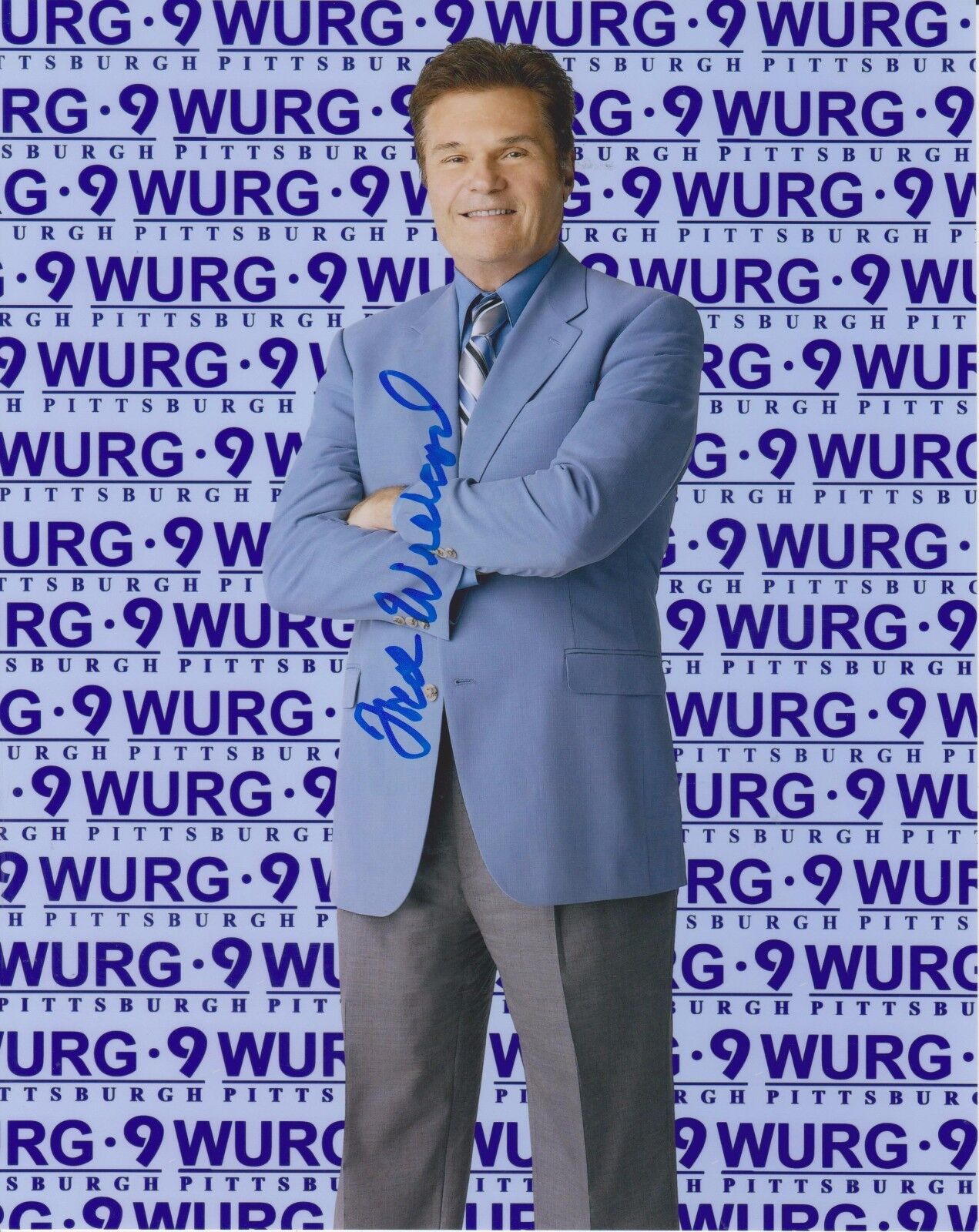 Fred Willard Anchorman 3 Original Autographed 8X10 Photo Poster painting RIP