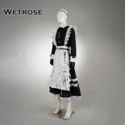 [Pre-Order] Wetrose Vtuber Nijisanji Kanae Maid Cosplay Costume にじさんじ叶メイドコスプレ