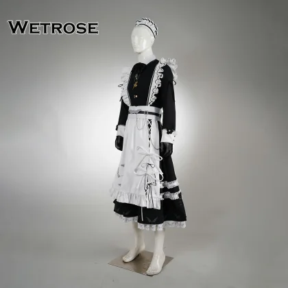 [Pre-Order] Wetrose Vtuber Nijisanji Kanae Maid Cosplay Costume にじさんじ叶メイドコスプレ