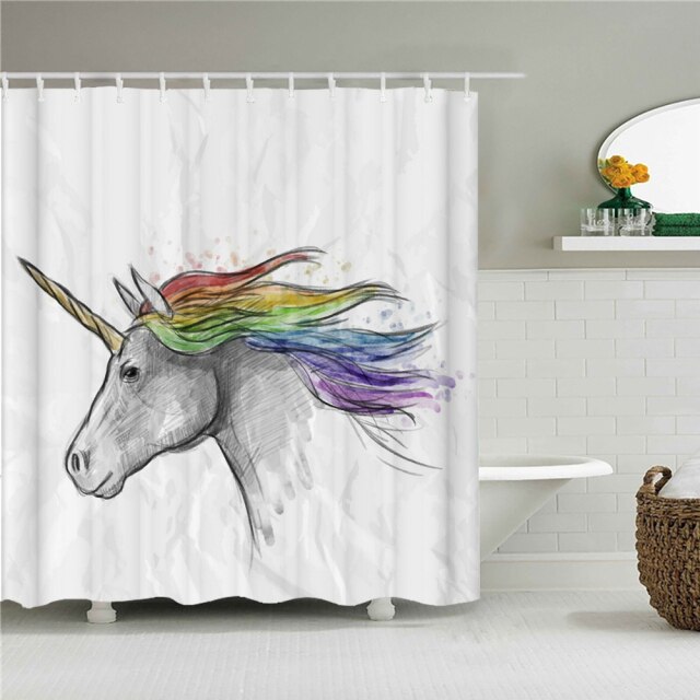 

Shower Curtain – Cat Elephant Animal-180*180cm, 501 Original