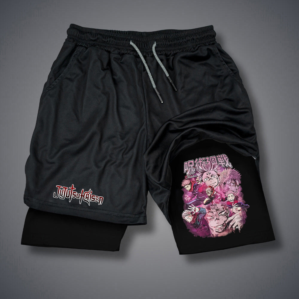Casual Anime Personalized Printed Sports Shorts