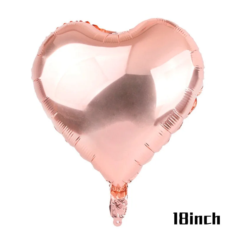 Rose Gold Birthday Party Balloons Set Happy Birthday Party Decoration Adult Foil Balloons Air Ballons Globos Supplies