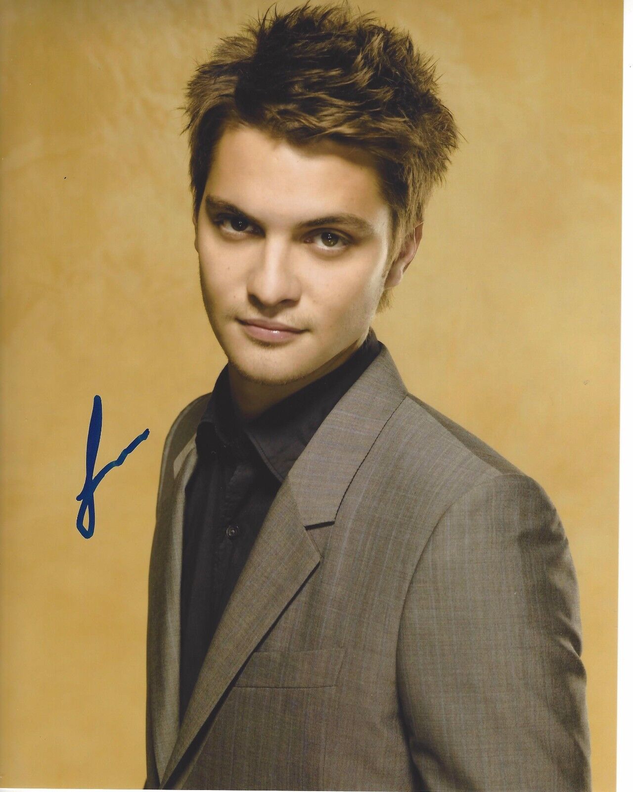 ACTOR LUKE GRIMES SIGNED FIFTY SHADES DARKER MOVIE 8X10 Photo Poster painting W/COA ELLIOT GREY