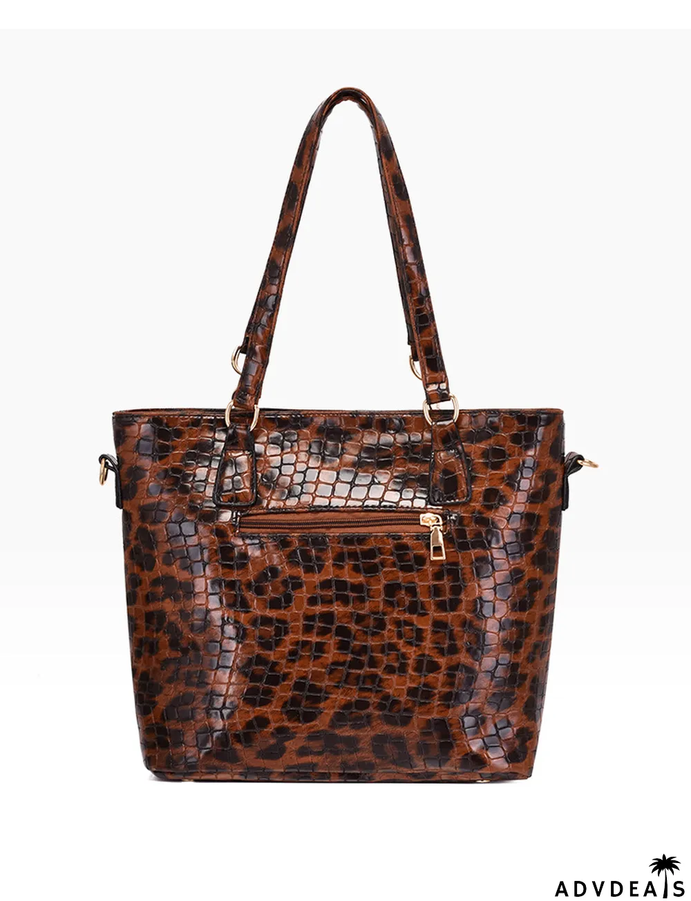 Fashionable crocodile pattern six-piece bag retro portable pillow bag one-shoulder Messenger large-capacity women's bag