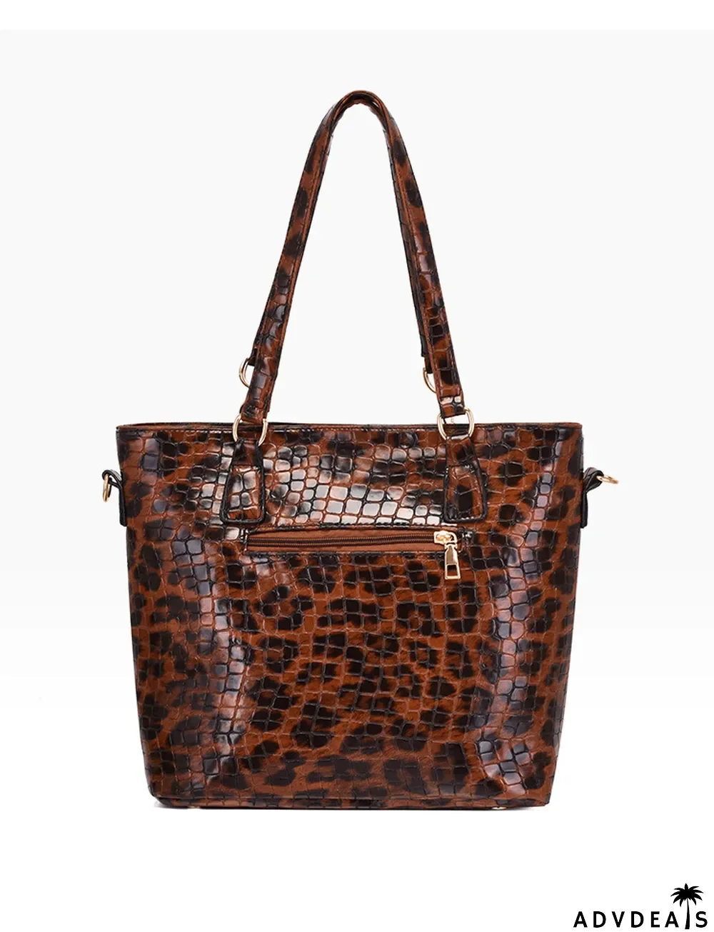 Fashionable crocodile pattern six-piece bag retro portable pillow bag one-shoulder Messenger large-capacity women's bag