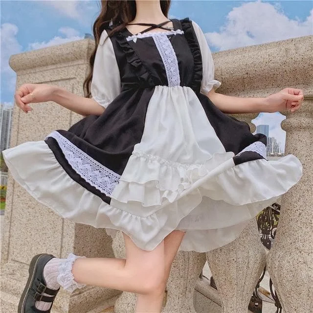 Eli Blossom Frilly Short Sleeve Kawaii Princess Lolita Dress SS2041