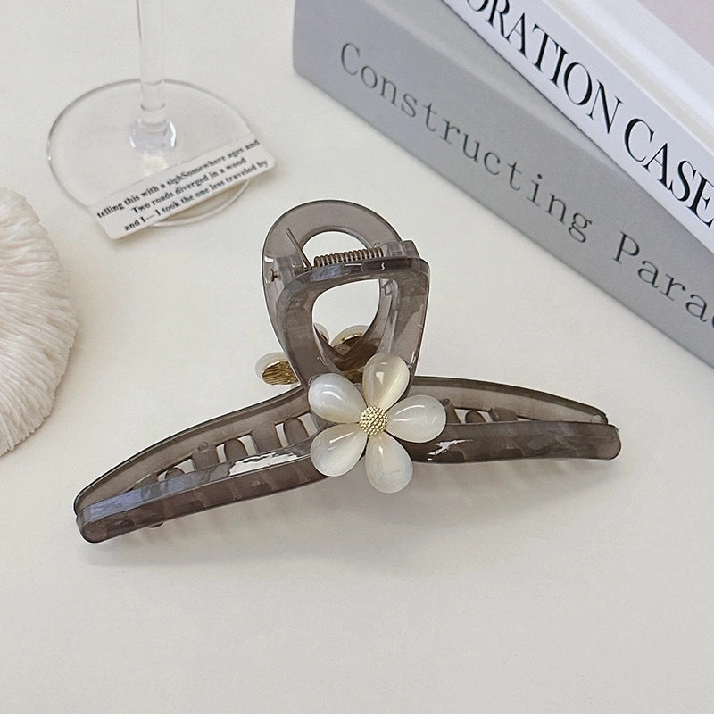 Vintage Style Flower Plastic Hair Claws