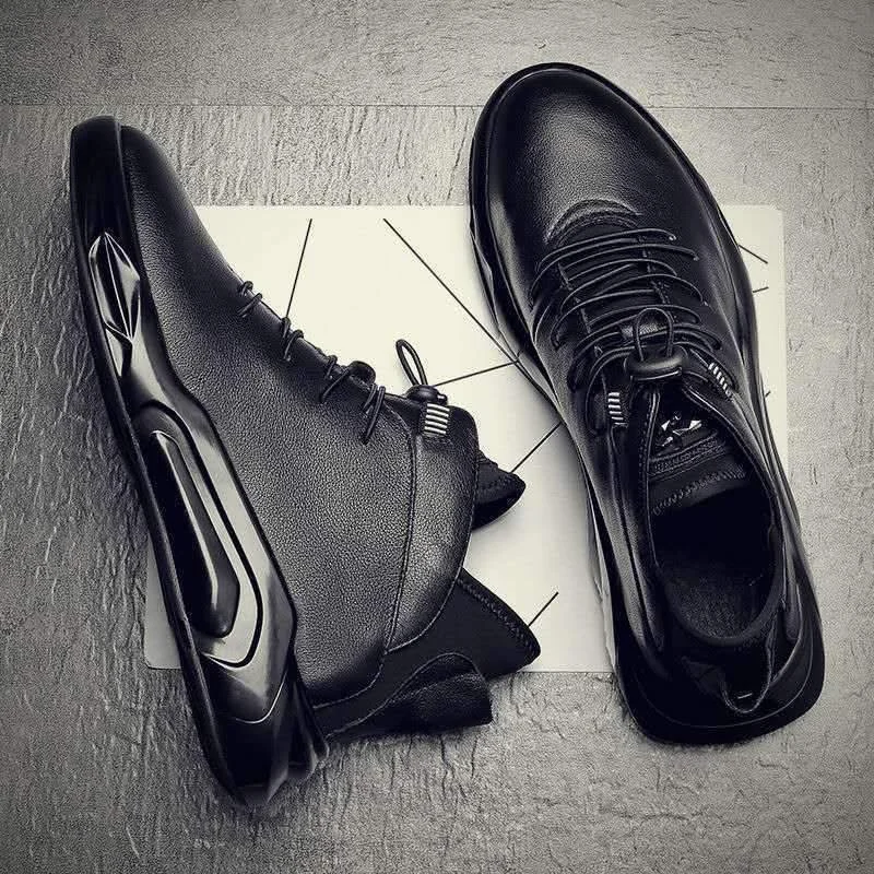 Italian handmade waterproof cowhide air cushion shoes