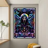 Halloween Skeleton-11CT Stamped Cross Stitch 45*65cm/17.72*25.59in(Big Size)