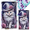 Cat - Diamond Painting - Full Round Drill (Canvas|40*70cm)