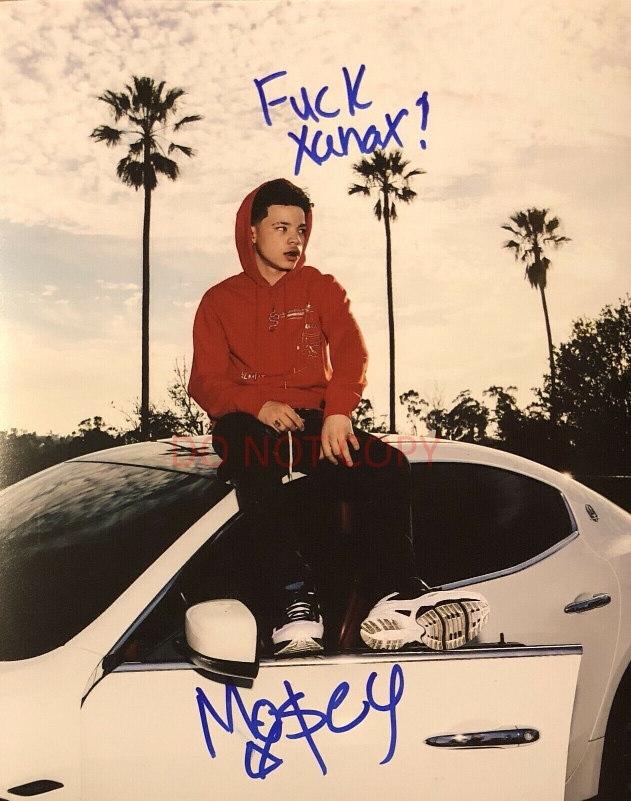 Lil Mosey Signed Autographed 8x10 Photo Poster painting Blueberry Faygo Rapper Rap REPRINT