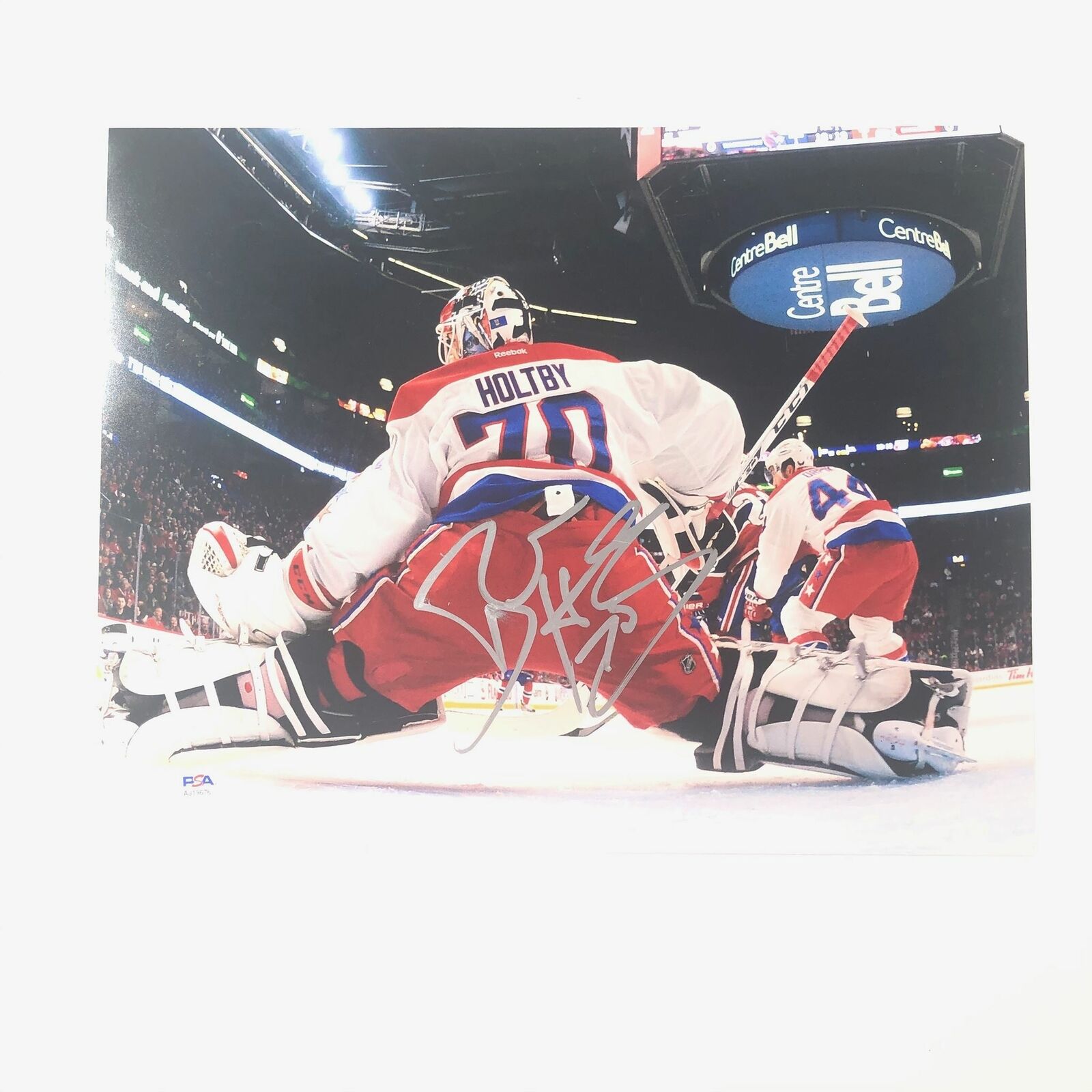 BRADEN HOLTBY signed 11x14 Photo Poster painting PSA/DNA Washington Capitals Autographed