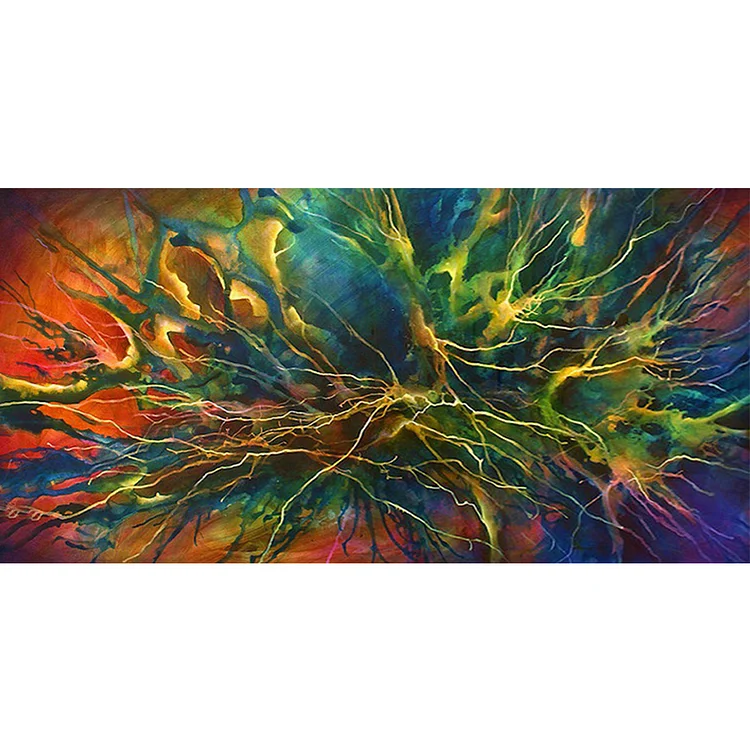5D DIY Diamond Painting Full Round Drill line Picture of Rhinestone