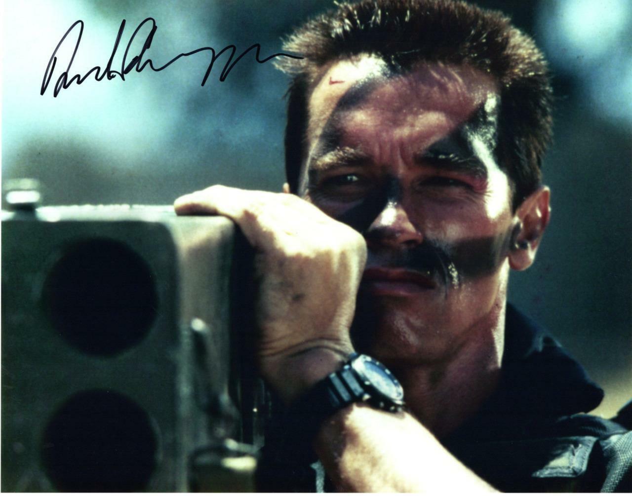 Arnold Schwarzenegger signed 11x14 Photo Poster painting Picture autographed Pic includes COA