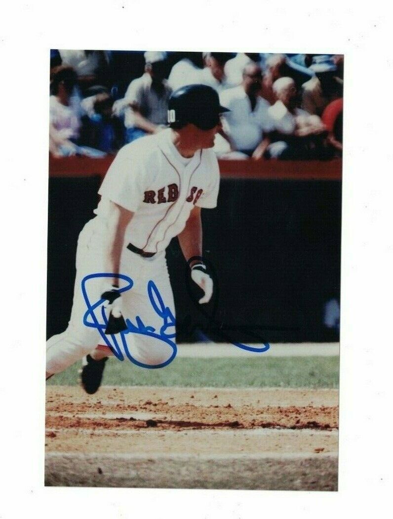 Rich Gedman Boston Red Sox Signed 4x6 Photo Poster painting W/Our COA