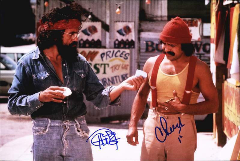 Chong & Cheech authentic signed celebrity 10x15 Photo Poster painting W/Cert Autographed A000236