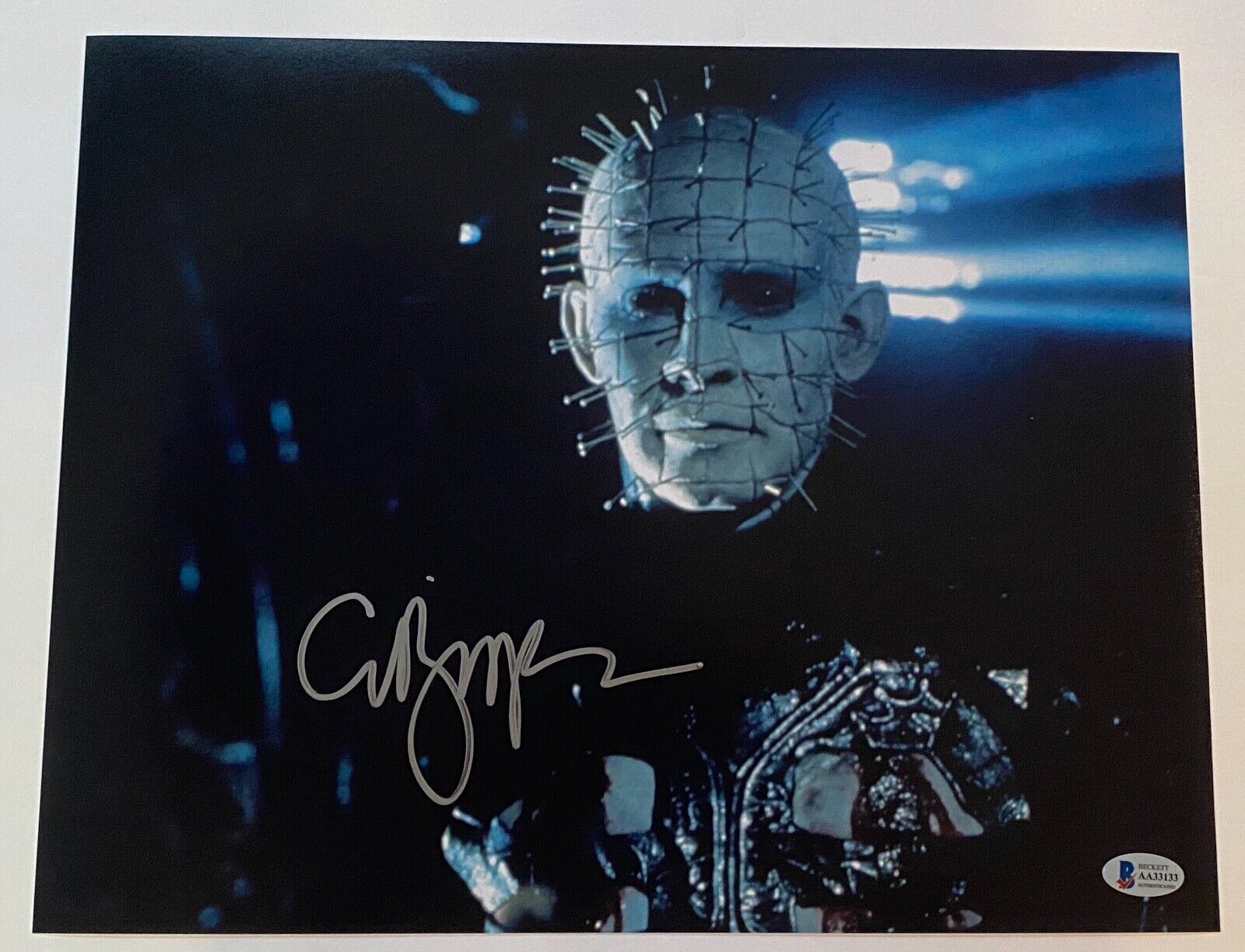 Clive Barker Signed Autograph 11x14 Photo Poster painting Poster Hellraiser Pinhead Beckett COA