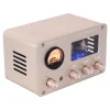 HiFi Tube Preamp 4-Way Stereo Audio Switch / Splitter Box Tube Preamp Desktop Headphone Amplifier