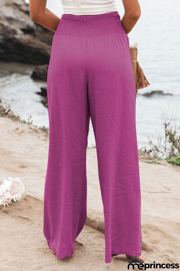 Fresh Air Pocketed Smocked Pants