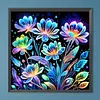 Diamond Painting -DIY Round Drill Colorful Flowers(40x40cm)