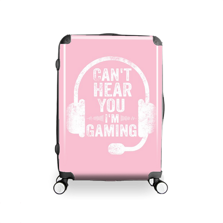 Can Not Hear You I Am Gaming, Gaming Hardside Luggage