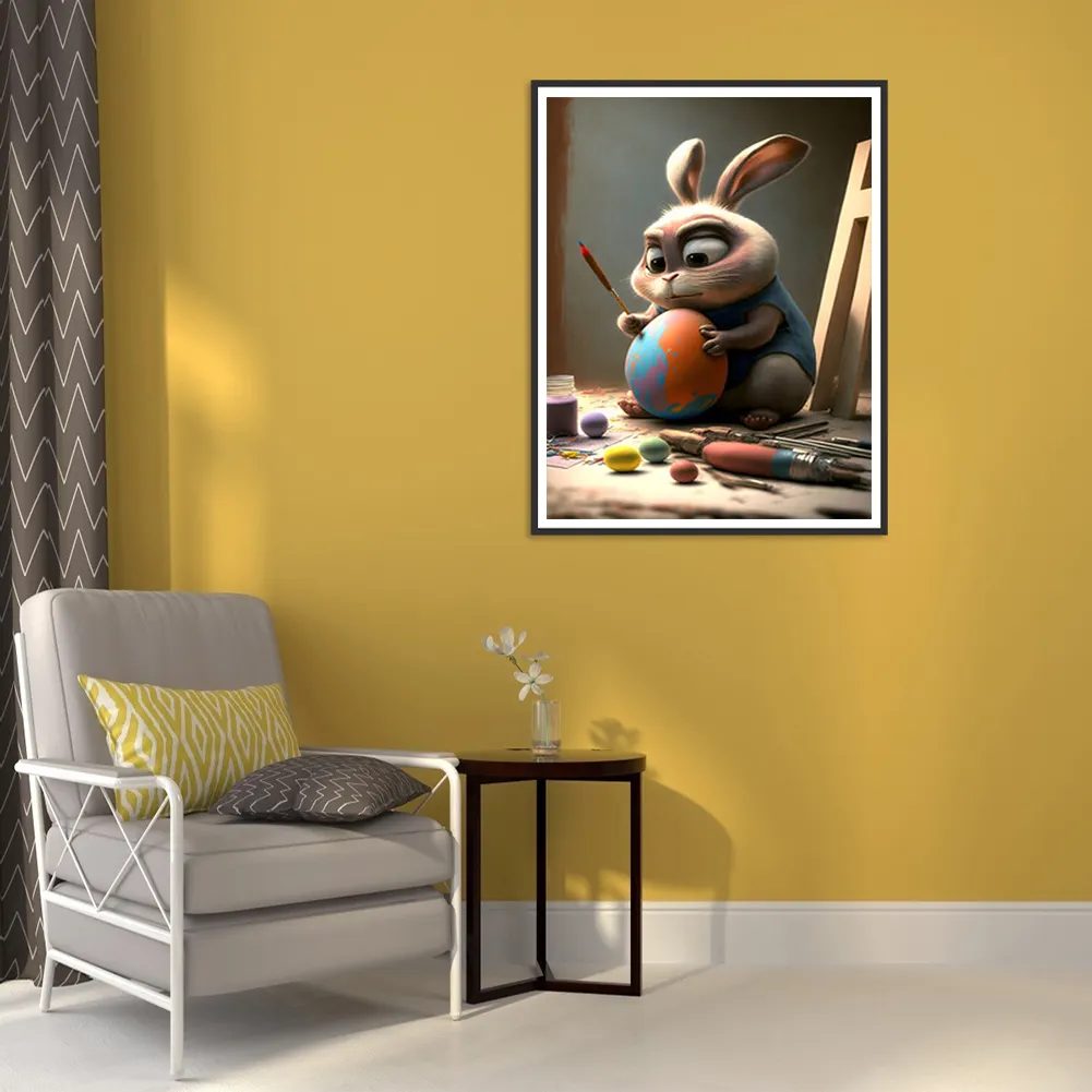 DIY Paint By Number 30*40cm - Easter Bunny