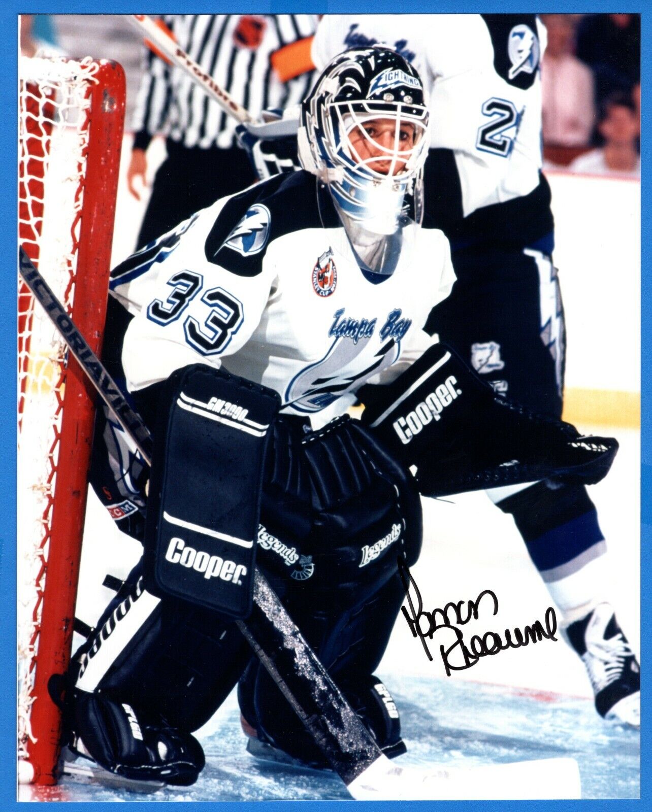 Manon Rheaume Canadian Ice Hokey Goalie Hand Signed Autograph 8x10 Photo Poster painting