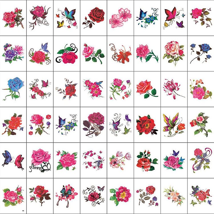 ❤️Hot Sale-50% OFF - Trendy 3D Tattoo Stickers 50 PCS