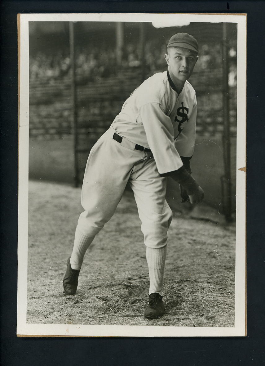 Bob Poser circa 1932 Press Original Photo Poster painting Chicago White Sox