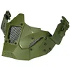 Airsoft Mask 700FPS Impact Resistance Safety Mask Detachable for Training(Black)