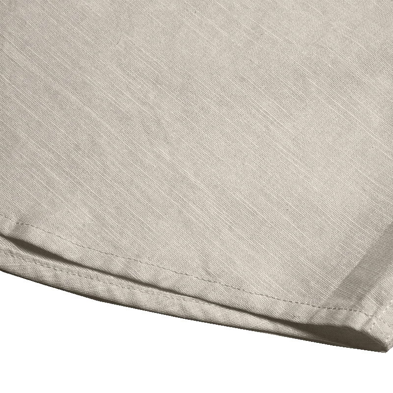 Men's Vintage Linen Farms Short Sleeve Pocket Crew Neck T-Shirt