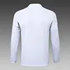 2025/2026 Real Madrid Half-Pull Training Suit White Football Shirt 1:1 Thai Quality