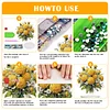 (US Local)Flower Double Sided Effect Table Top Diamond Painting Desktop Ornaments Kit (Dandelion)