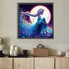 Moonlight Disney Princess-Full Round Diamond Painting 40*40CM