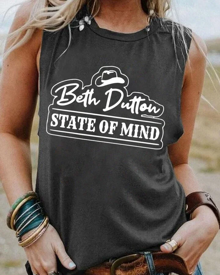 Beth Dutton State Of Mind Tank Top