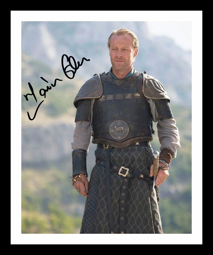 Iain Glen - Game Of Thrones Autograph Signed & Framed Photo Poster painting