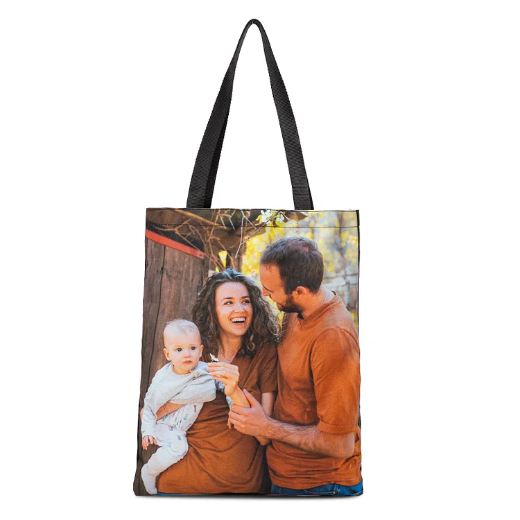 Sac fourre-tout Toile photo personnalisée pour enfant Jessemade FR