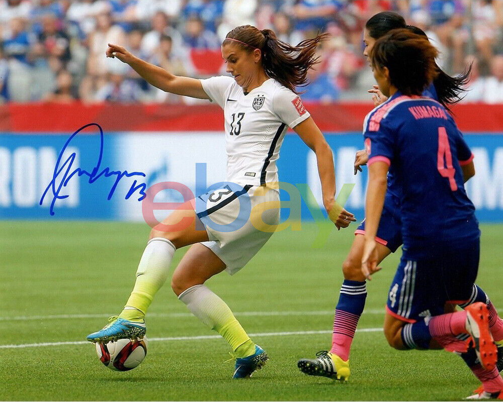 Alex Morgan Team USA Soccer Signed 8x10 Autographed Photo Poster painting reprint