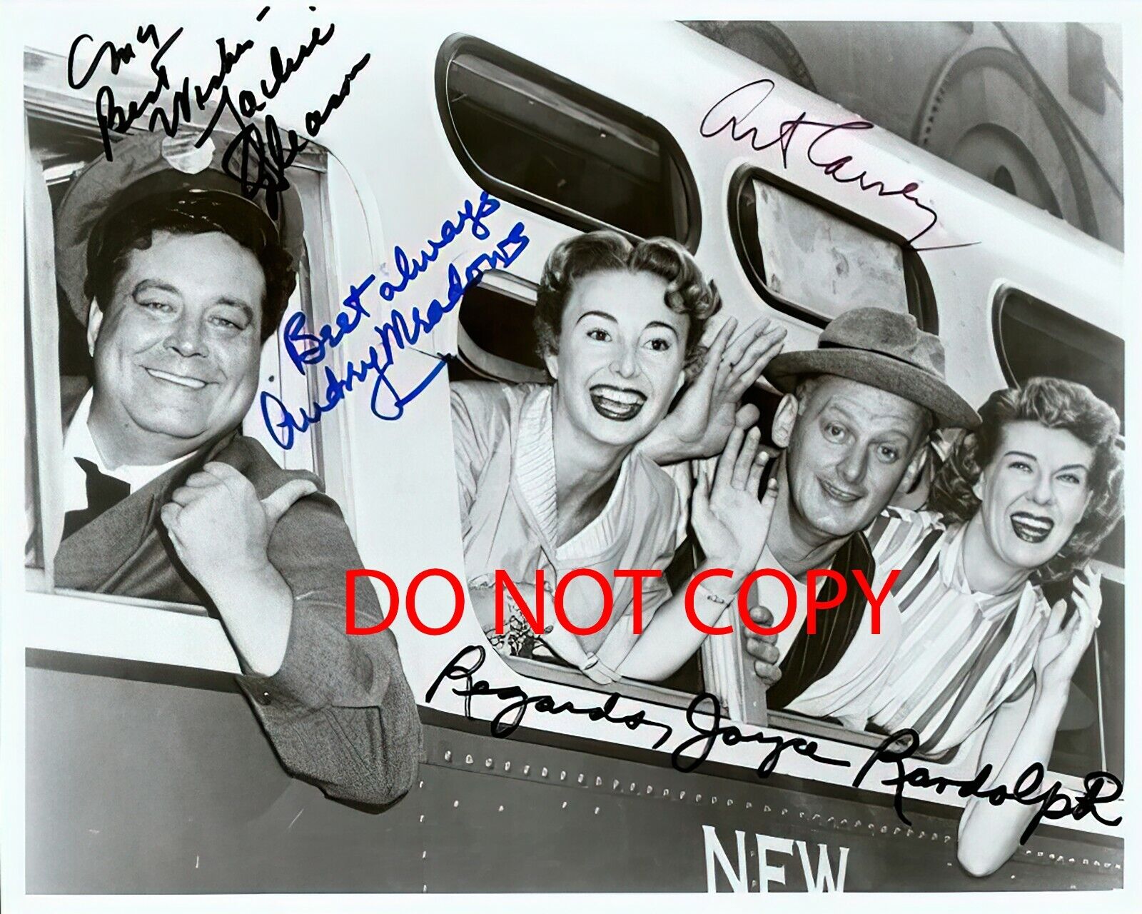 Jackie Gleason - Autographed Signed 8x10 Photo Poster painting (The Honeymooners) Reprint