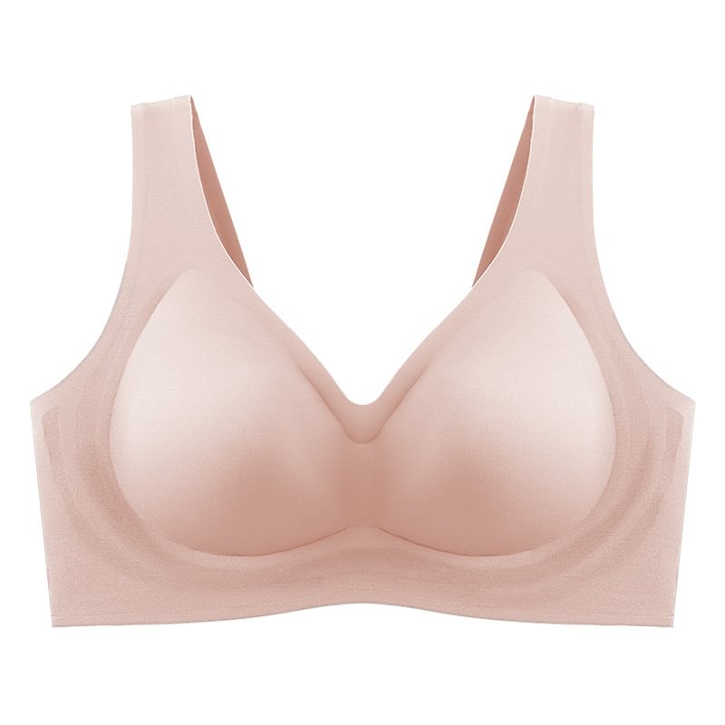 Jelly Seamless Latex Underwear Wireless Small Chest Push Up Adjustable