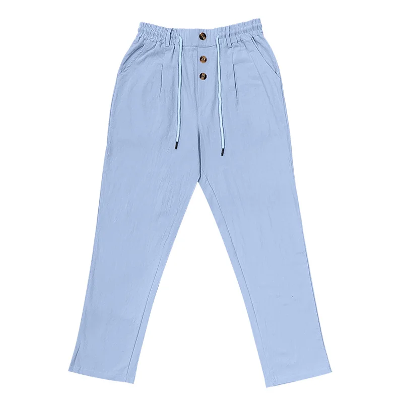 Men's Linen Trousers-inspireuse