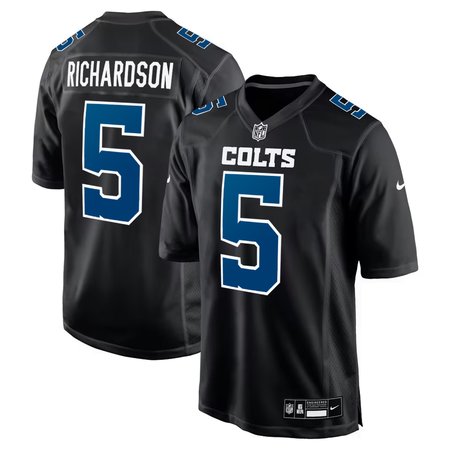 Youth Indianapolis Colts #5 Anthony Richardson  Carbon Black Fashion Game Jersey