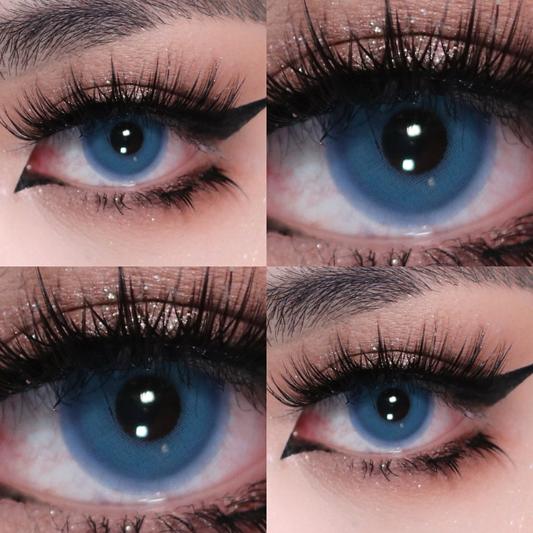 【U.S WAREHOUSE】Pixie Blue Colored Contact Lenses