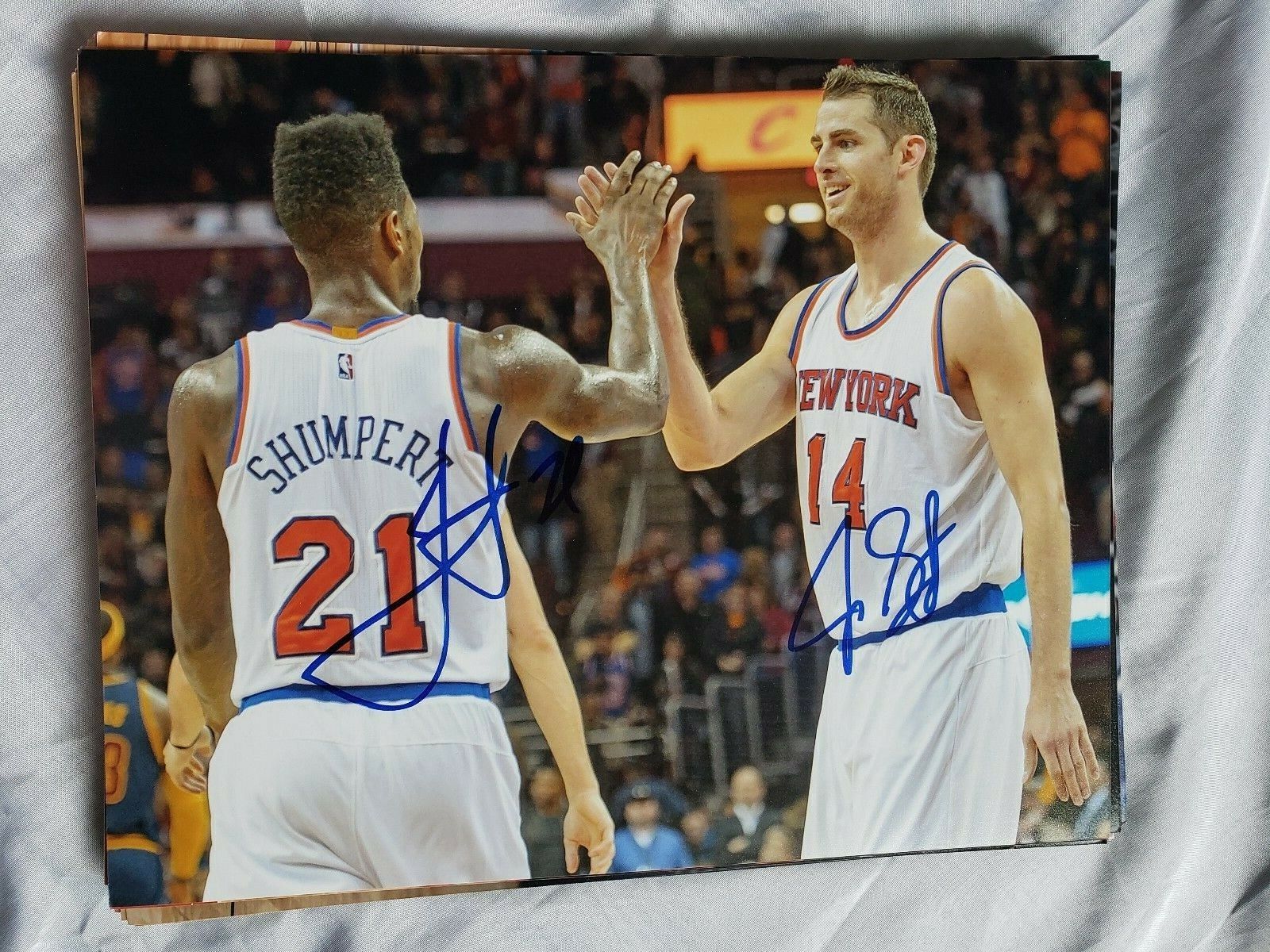 IMAN SHUMPERT JASON SMITH NEW YORK KNICKS SIGNED AUTOGRAPHED 8x10 Photo Poster painting COA