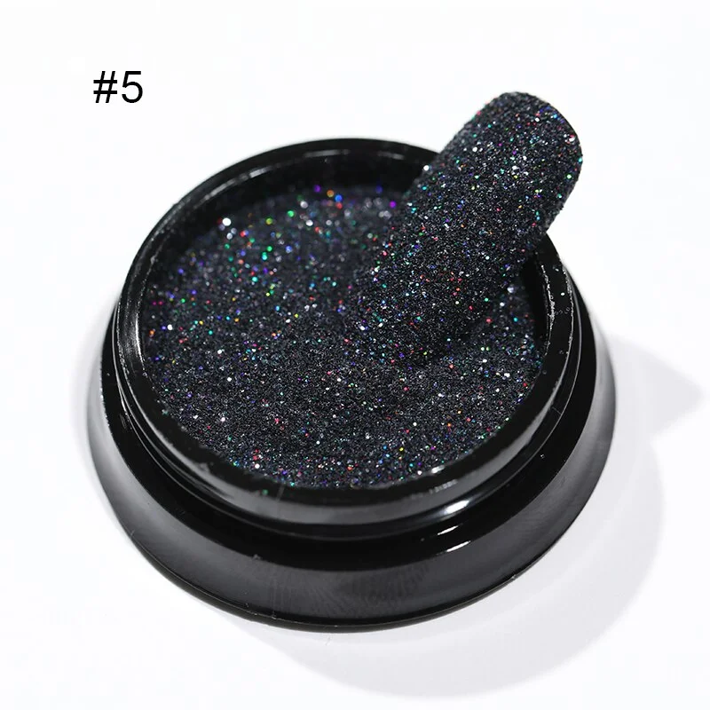 Sugar  Nail Powder Hair Wool Shining Nail Art Glitter Dust Pigment DIY Nail Art Decoration-Nail Inspo
