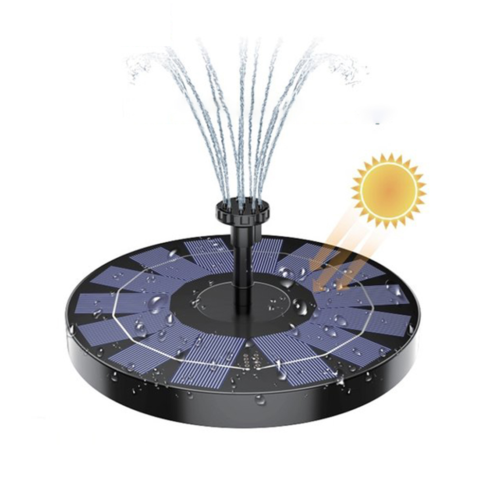 

Solar Water Fountain Pool Pond Waterfall Outdoor Garden Bird Bath Decor, 501 Original